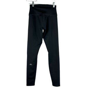 Alo Women's Size Small High-Waist Yoga Leggings Black Pants RN #87370